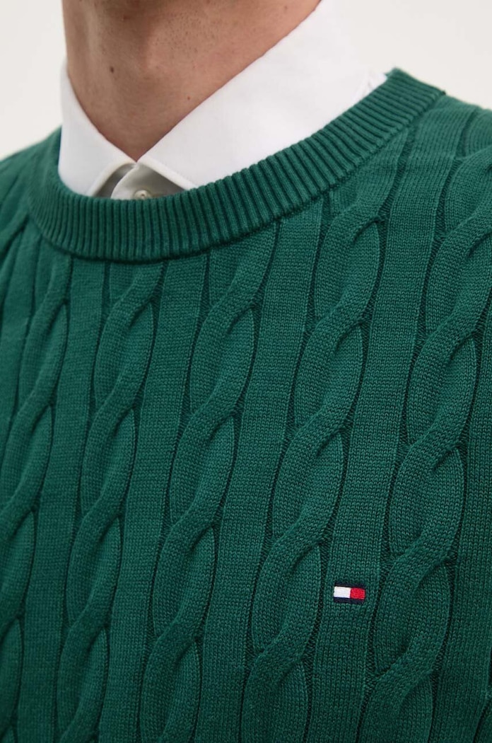 Tommy Hilfiger pulover moški bombažen MW0MW33132