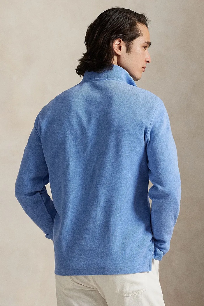 Bavlnená mikina Polo Ralph Lauren 710671929 modrá AW25