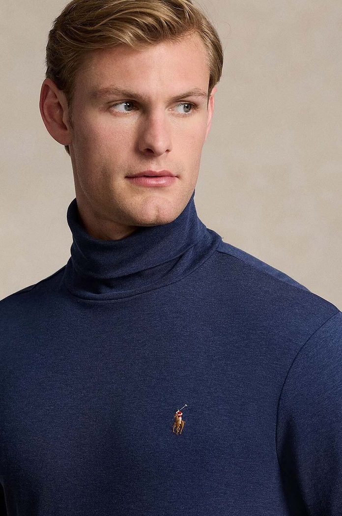 Ρούχα Βαμβακερό πουλόβερ Polo Ralph Lauren 710760126 σκούρο μπλε