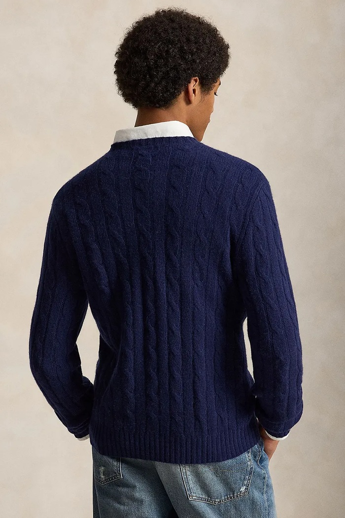 Polo Ralph Lauren pulover de casmir 710876728 bleumarin SS26