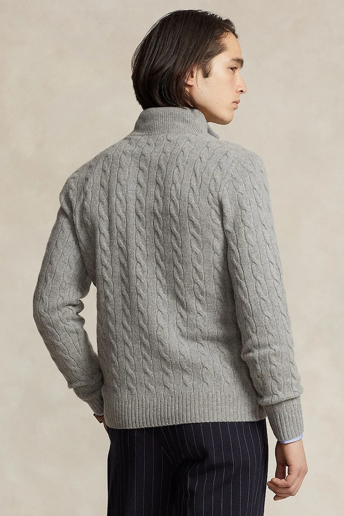 Polo Ralph Lauren woolen jumper 710876766 gray AW25