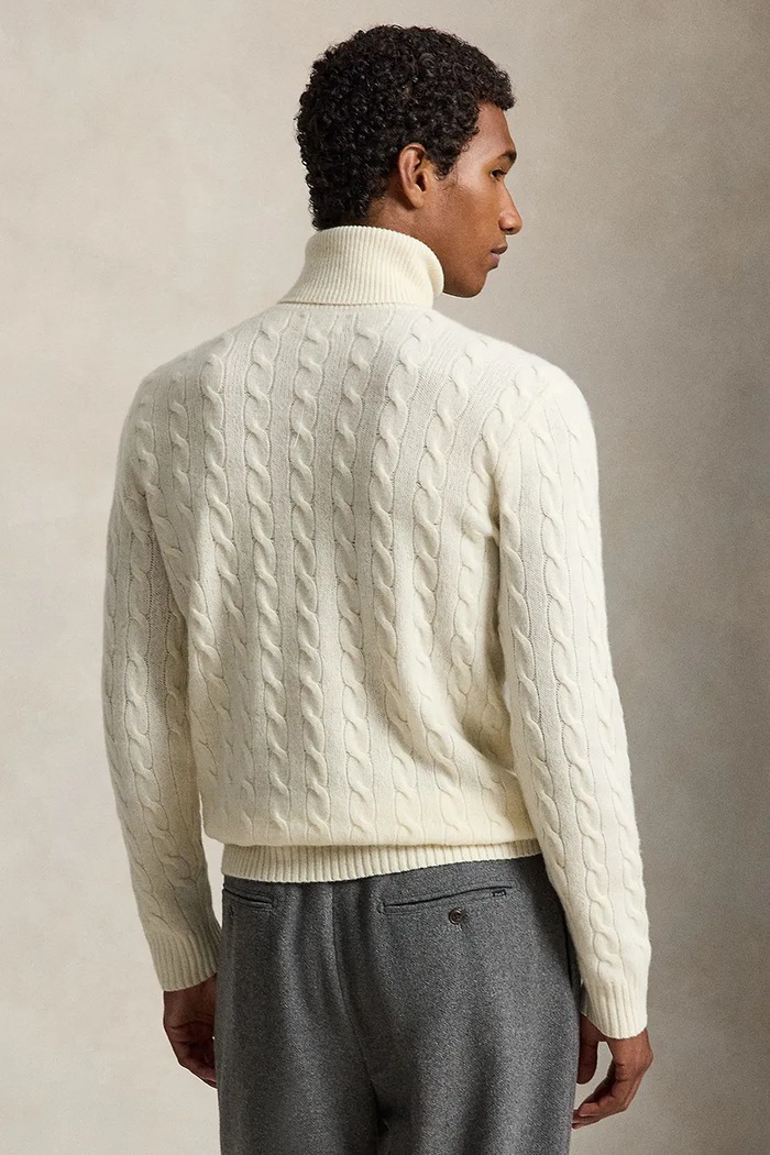 Polo Ralph Lauren Golf męski wełniany 710876836 beżowy AW25