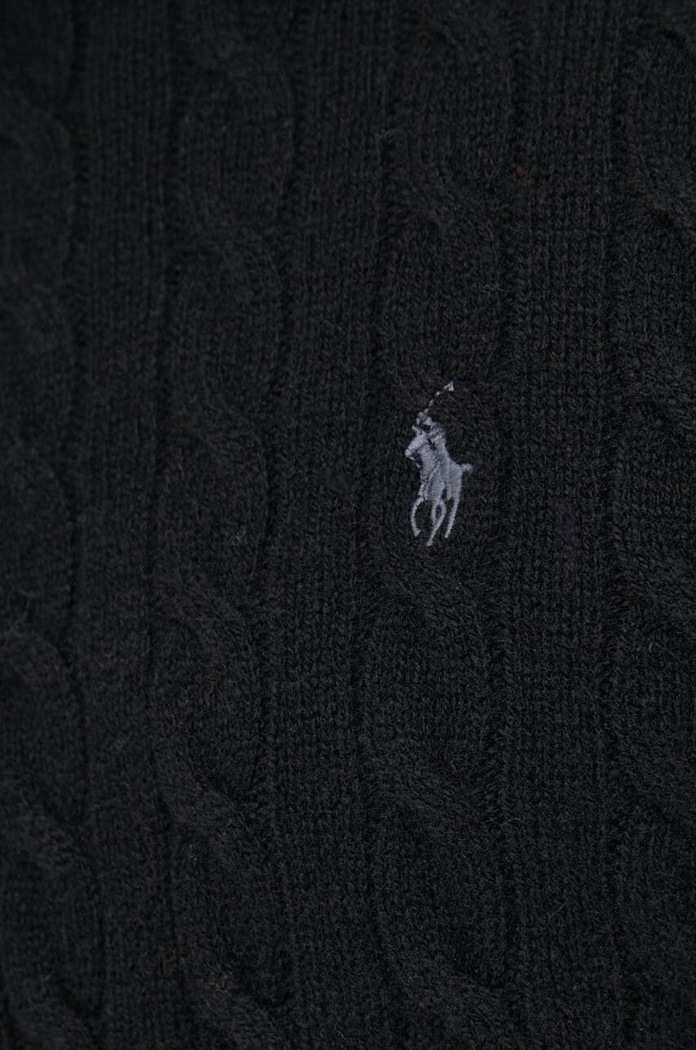 Volnen pulover Polo Ralph Lauren Polo Ralph Lauren črna 710876836