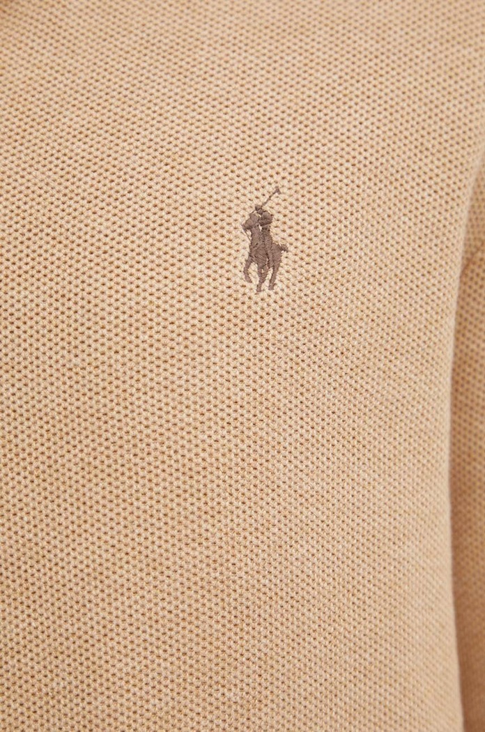 Βαμβακερό πουλόβερ Polo Ralph Lauren 710932304 μπεζ