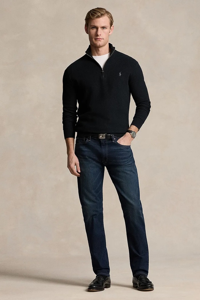 Oblačila Bombažen pulover Polo Ralph Lauren 710932304 črna