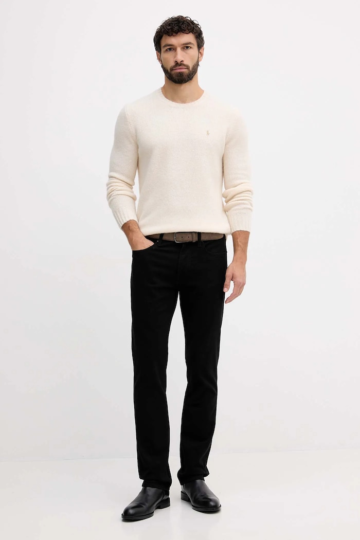 Vlnený sveter Polo Ralph Lauren 710918805 béžová AW25
