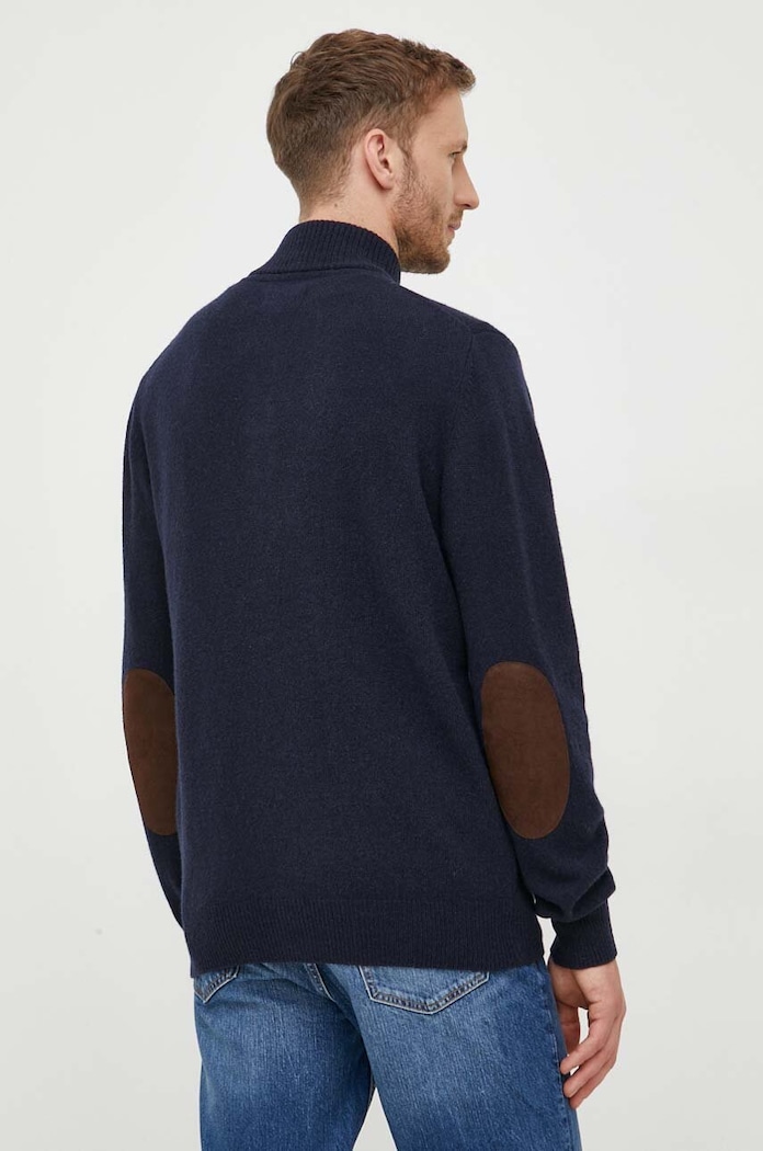 Ruházat Barbour Gyapjú kardigán MKN0731 sötétkék