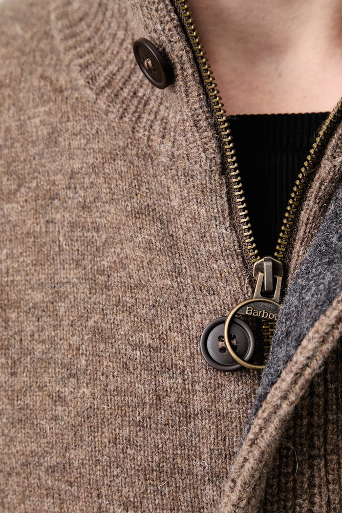 Barbour Kardigan wełniany męski MKN0731