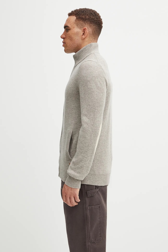 Barbour Vlněný svetr Barbour MKN0731 šedá AA00