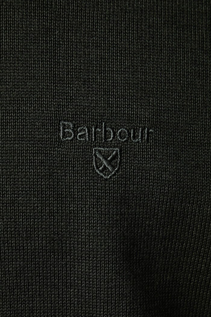 Svetr pánský bavlněný PIMA Barbour zelená MKN0932
