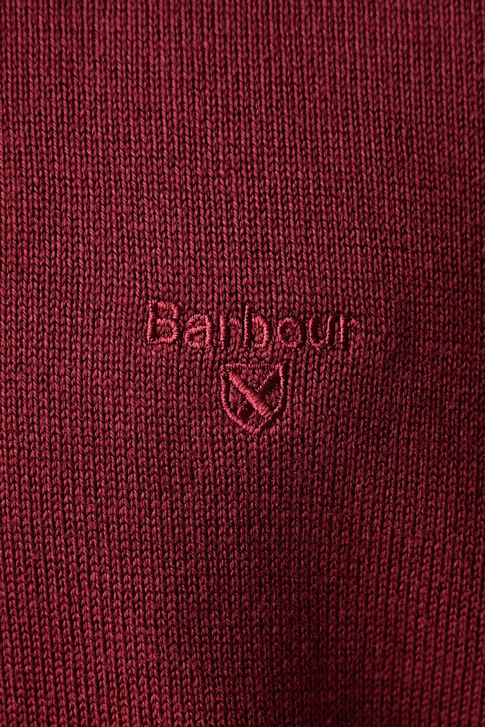 Barbour Sweter męski bawełniany ESSENTIALS MKN1074
