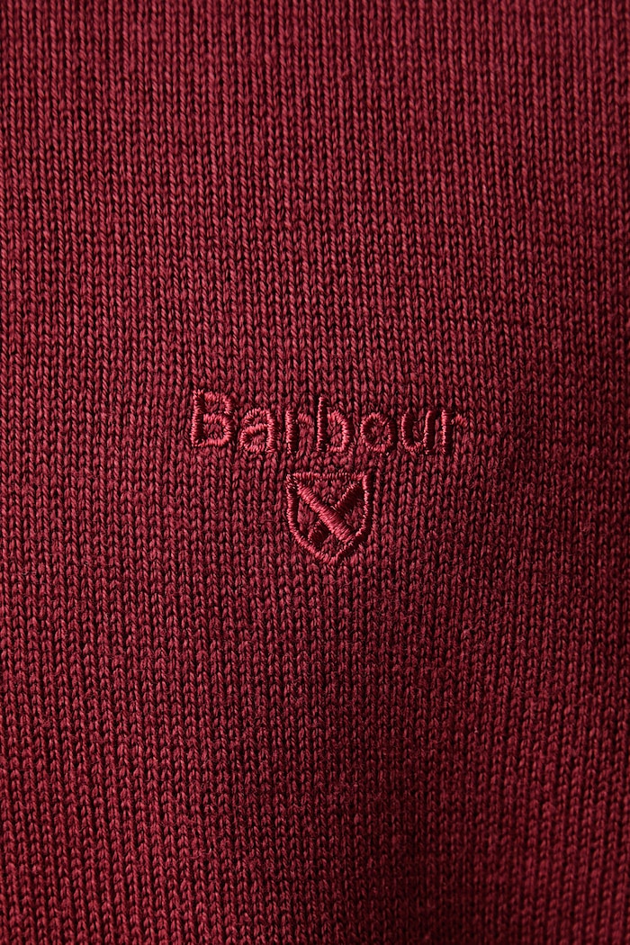 Barbour Sweter męski bawełniany ESSENTIALS MKN1074