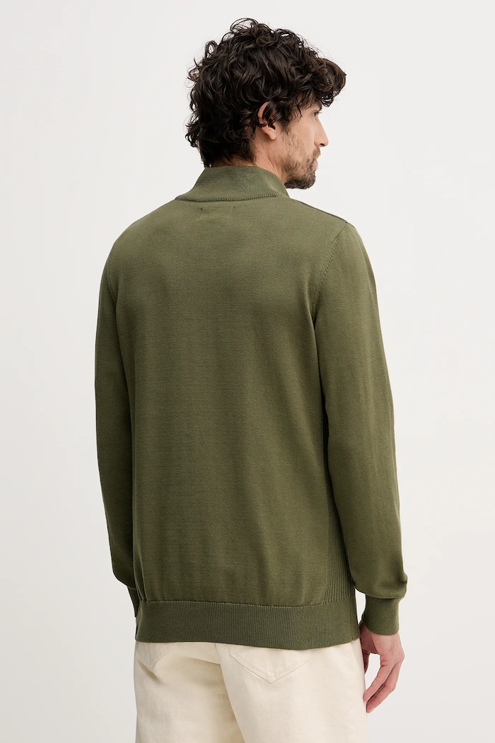 Oblečení Bavlněný svetr Barbour MKN1074 zelená