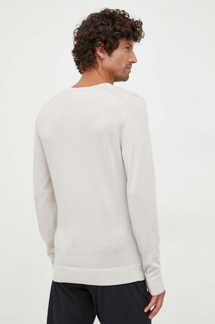 Oblečenie Vlnený sveter Calvin Klein K10K109474 béžová