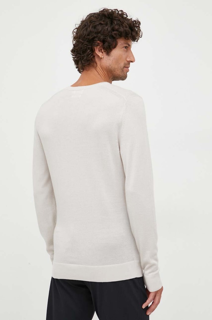Oblečenie Vlnený sveter Calvin Klein K10K109474 béžová