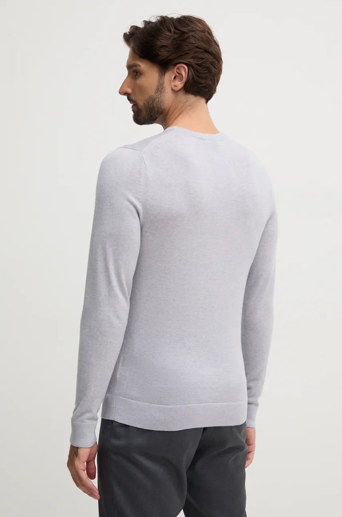 Odzież Calvin Klein sweter wełniany K10K109474 szary
