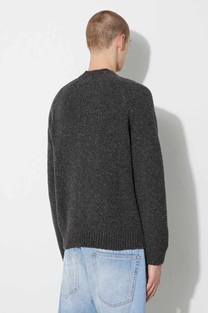 Odzież A.P.C. sweter wełniany WVBCH.H23234 szary
