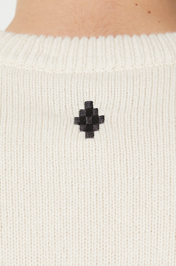 Marcelo Burlon cotton jumper Aop Wind Feather CMHE036F23KNI0026F10