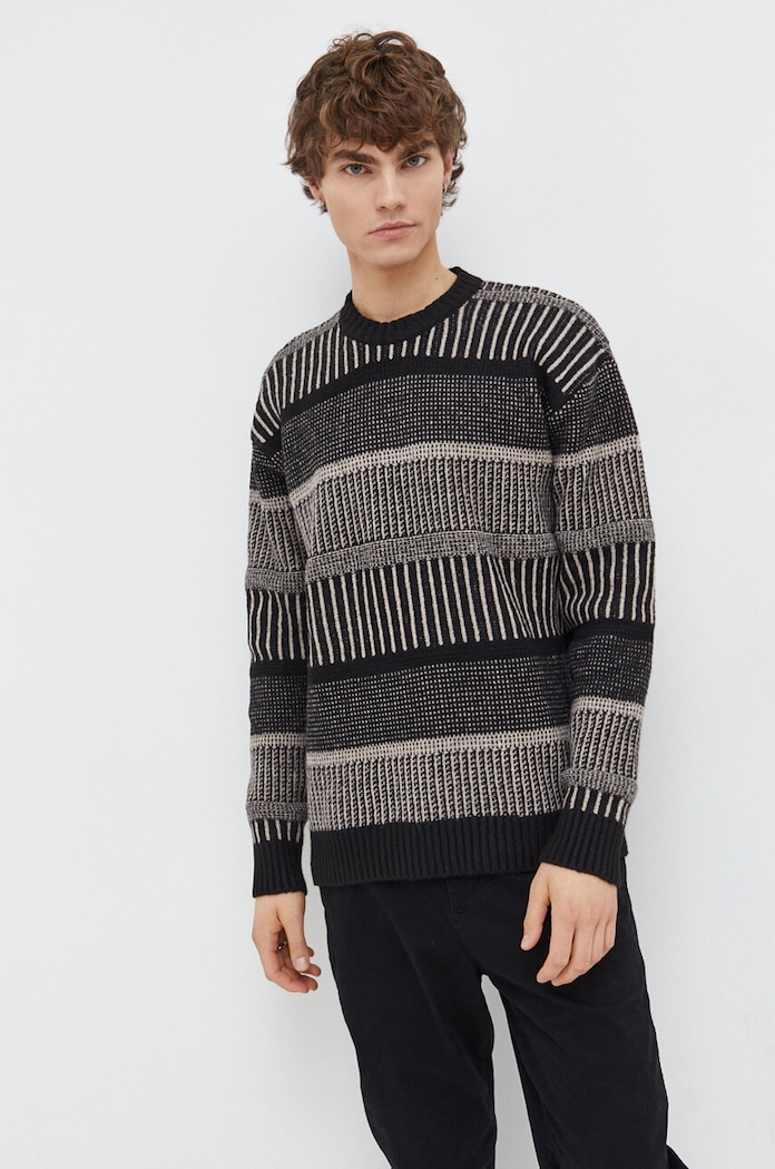 Hollister Co. sweter pozostałe czarny KI320.3052.909