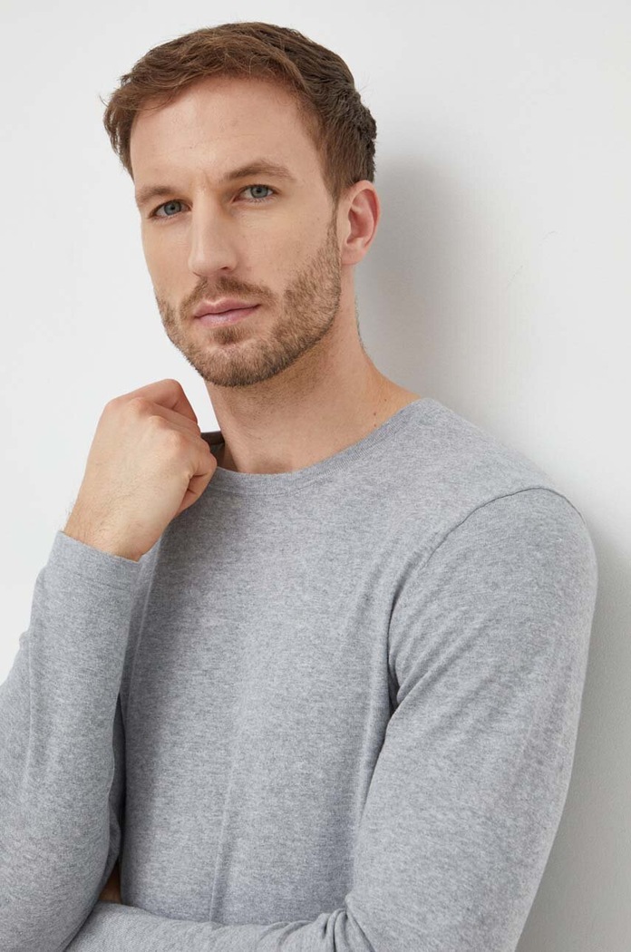 Michael Kors sweter bawełniany szary CS36080FE5