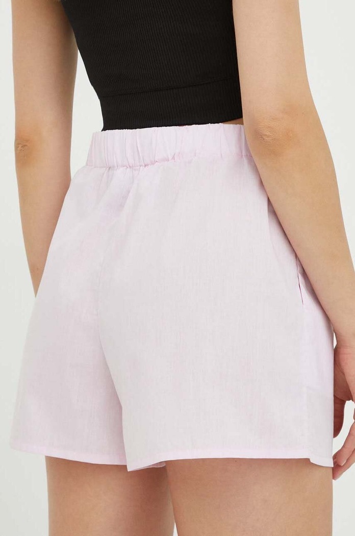 Îmbrăcăminte Lovechild pantaloni scurti din bumbac 5533384 roz