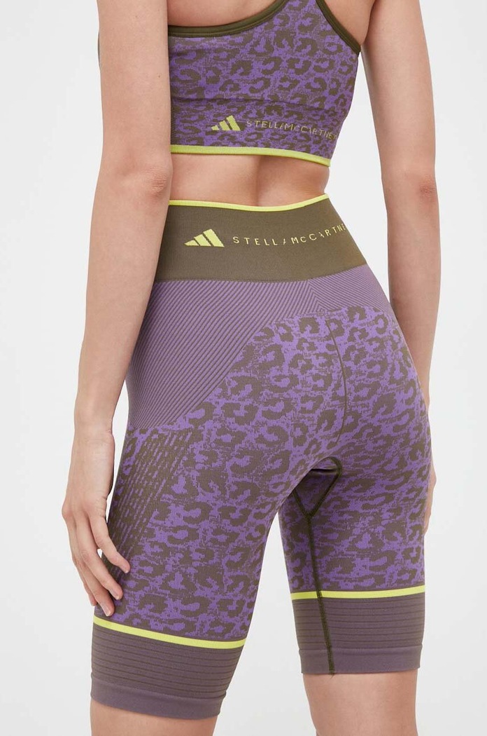 Oblečení Tréninkové šortky adidas by Stella McCartney HY4057 fialová