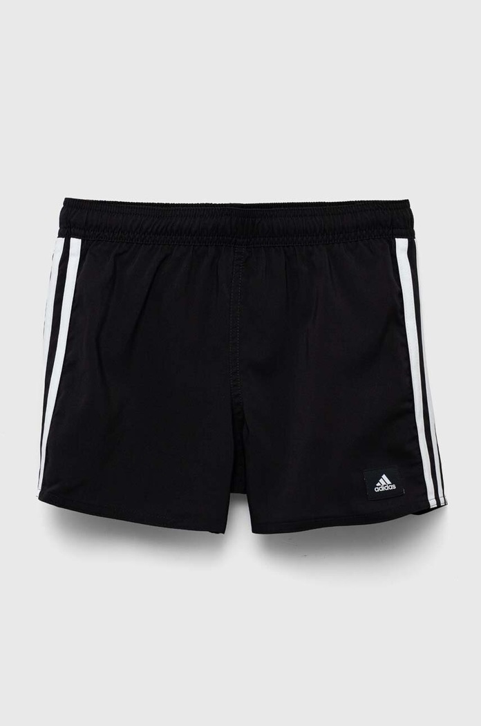 adidas Performance gyerek rövidnadrág 3S SHO aplikációval fekete HA9405