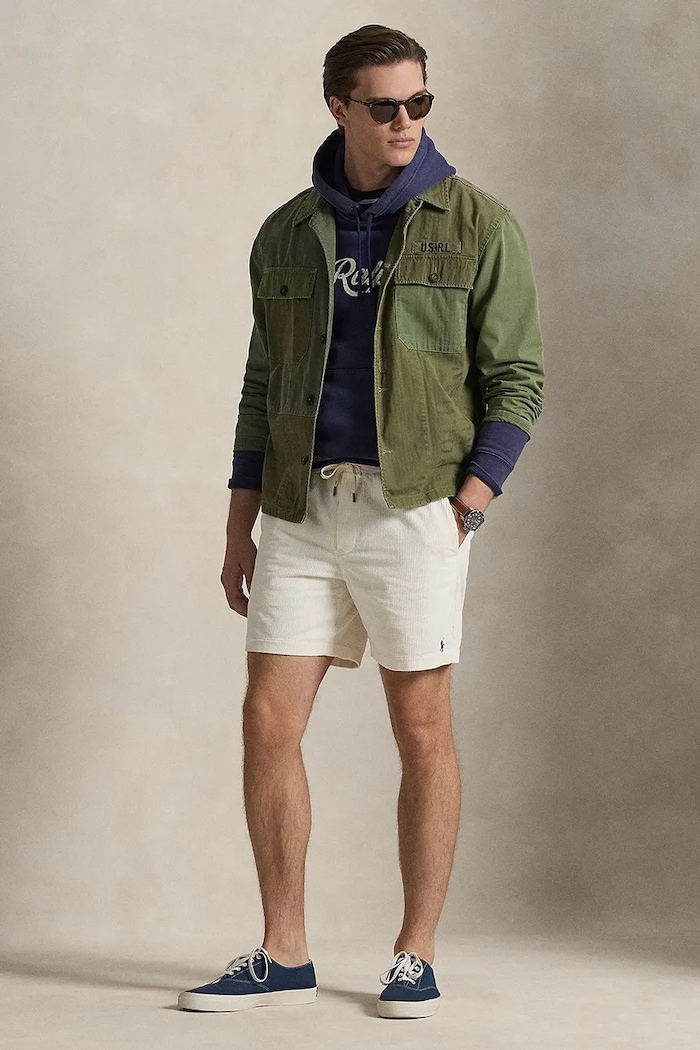 Одяг Вельветові шорти Polo Ralph Lauren 710800214 білий
