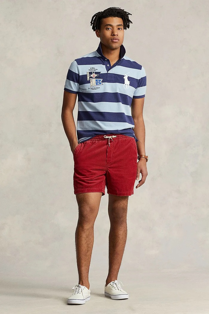 Ruházat Polo Ralph Lauren kordbársony rövidnadrág 710800214 piros