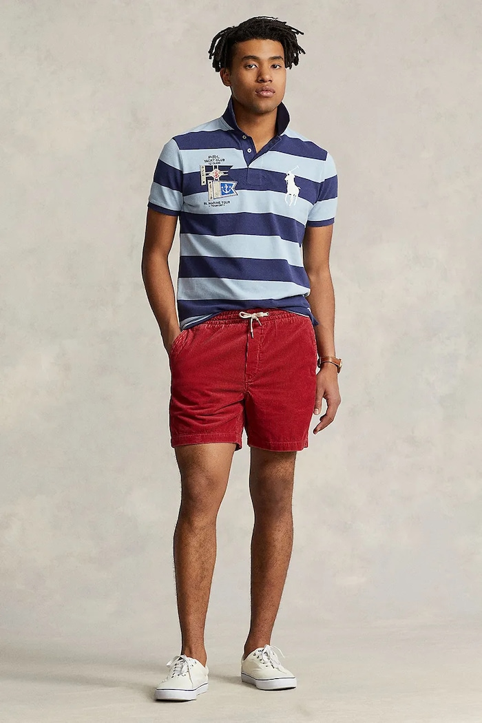 Ruházat Polo Ralph Lauren kordbársony rövidnadrág 710800214 piros