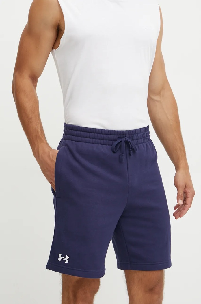 Къс панталон Under Armour трикотаж тъмносин 1379779