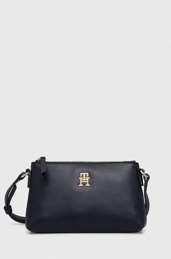 Tommy Hilfiger torebka nie mieści A4 granatowy AW0AW15087