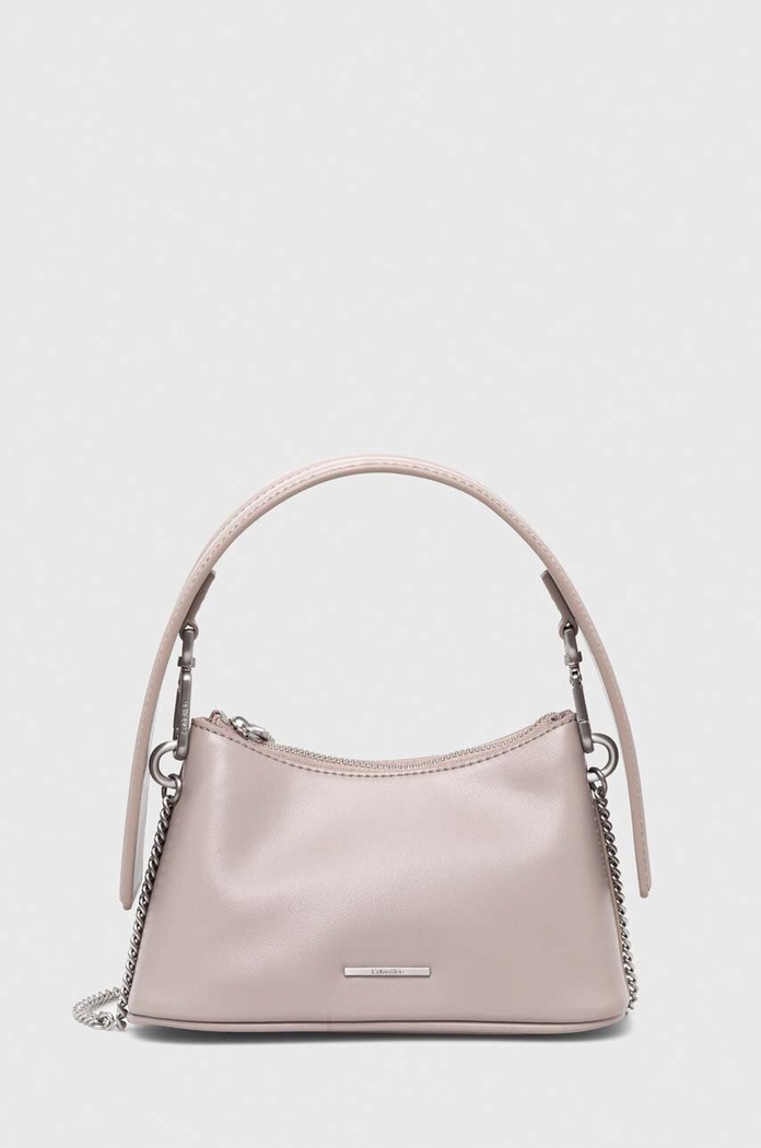 Calvin Klein torebka nie mieści A4 fioletowy K60K611022
