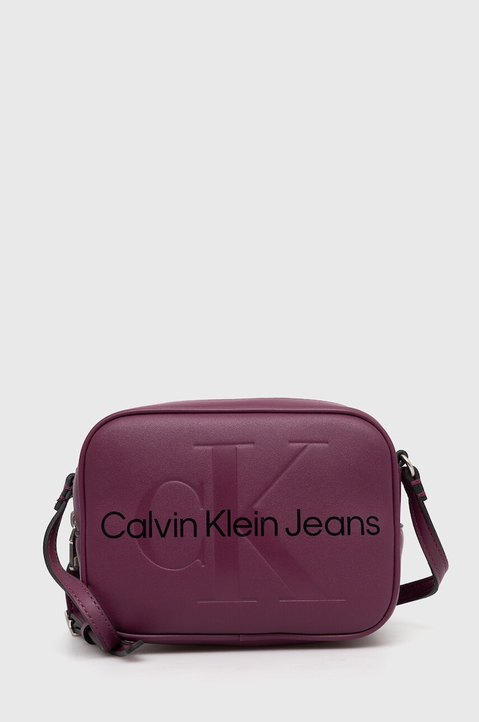Τσάντα Calvin Klein Jeans μωβ K60K610275