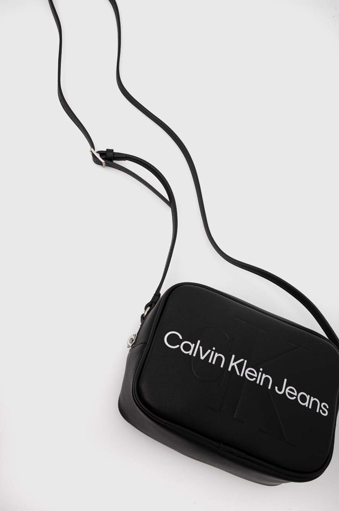 Τσάντα Calvin Klein Jeans K60K610275 μαύρο