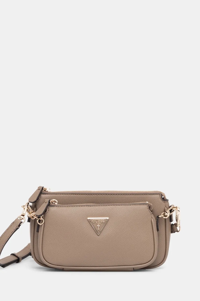 Guess torebka NOELLE nie mieści A4 brązowy HWZG78.79710