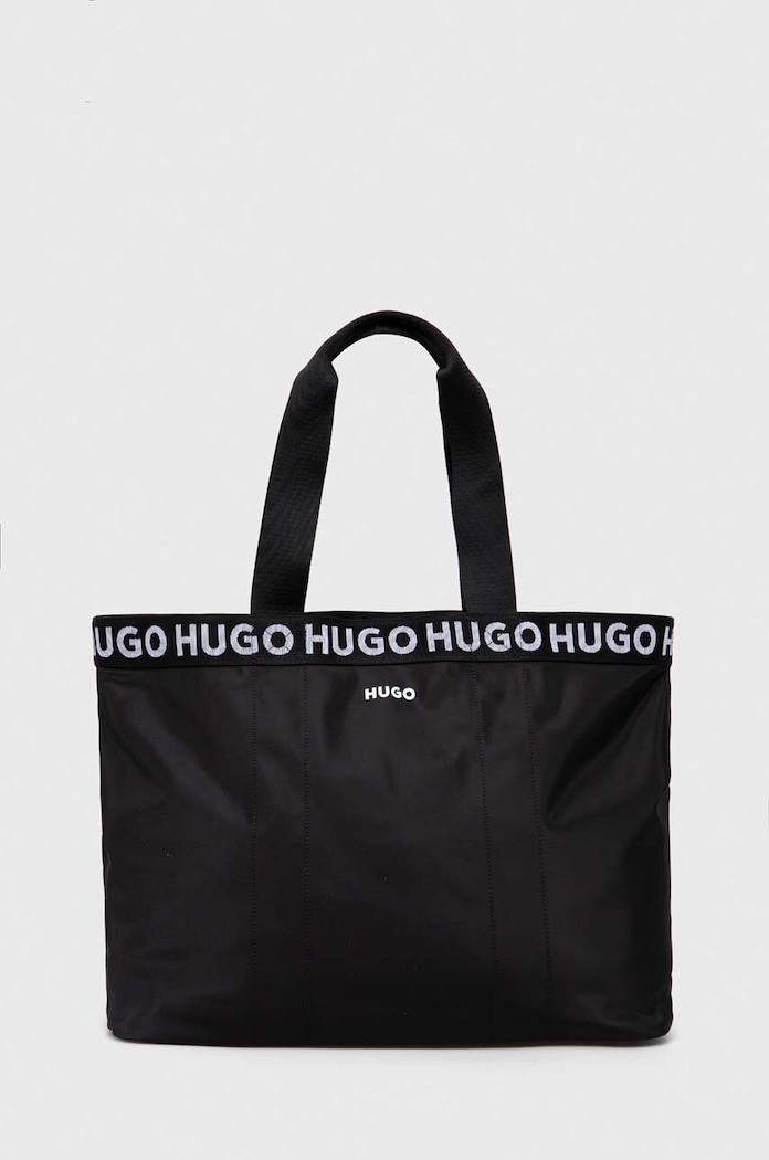 HUGO torebka mieści A4 czarny 50498176