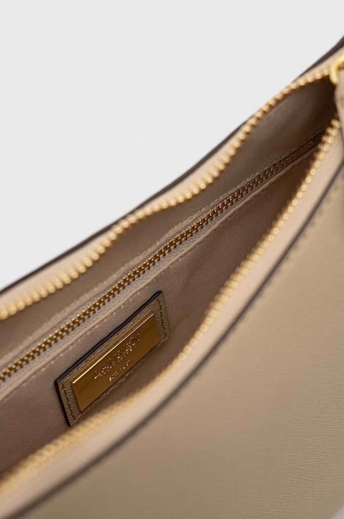 Usnjena torbica Lauren Ralph Lauren 431883768 bež
