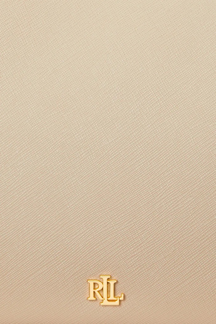 Lauren Ralph Lauren torebka hobo damska skórzana 431883768 beżowy