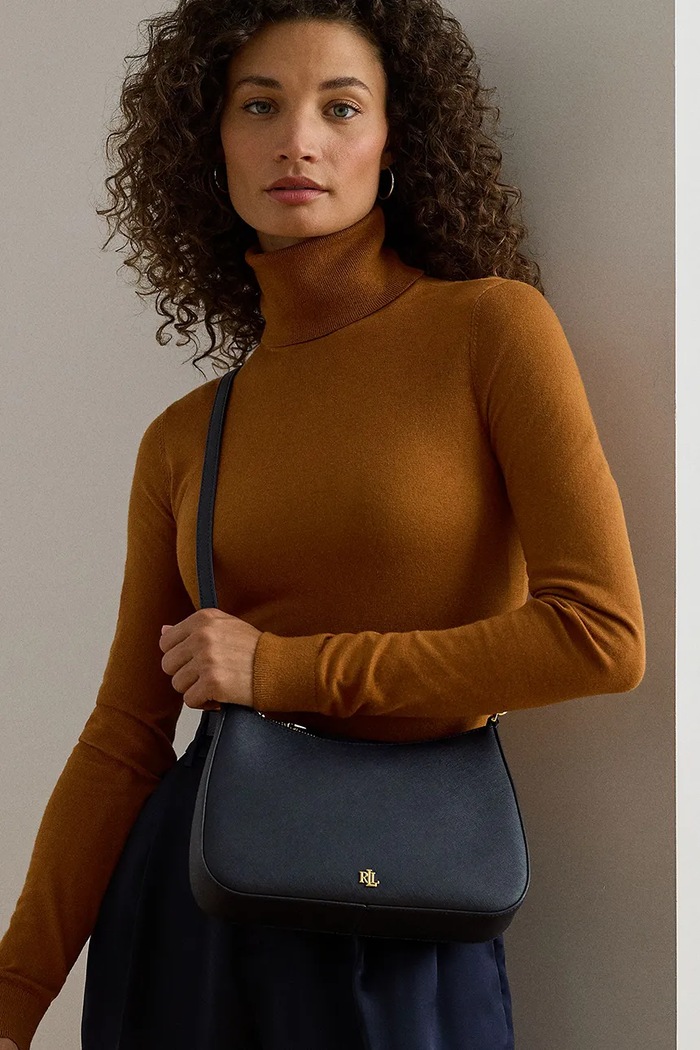 Lauren Ralph Lauren mala torba hobo ženska kožna 431883768