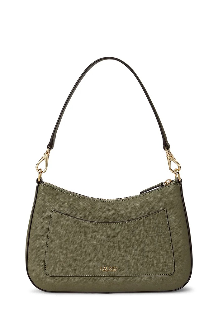 Lauren Ralph Lauren torebka hobo damska skórzana 431883768 zielony SS26