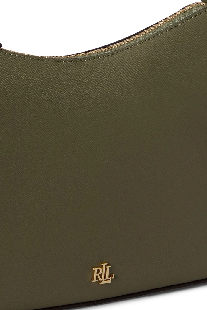 Lauren Ralph Lauren torebka hobo damska skórzana 431883768 zielony