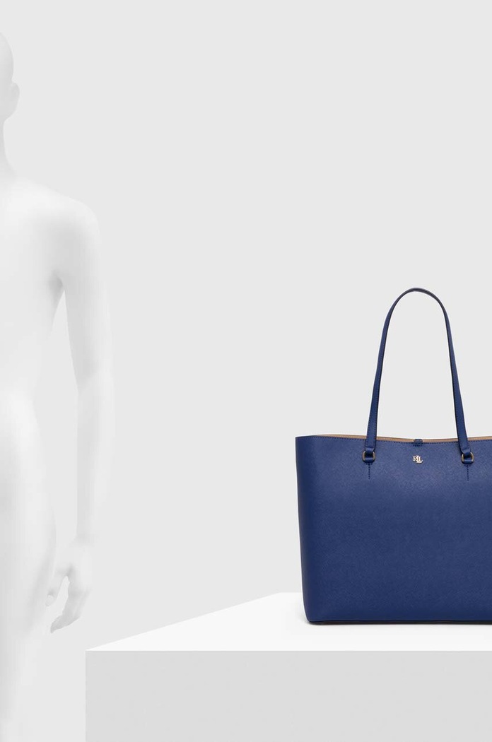 Lauren Ralph Lauren torebka shopper damska skórzana 431911655