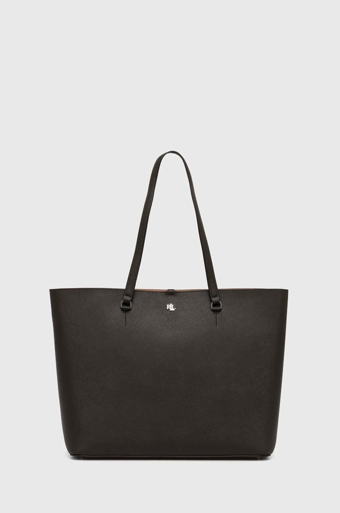 Lauren Ralph Lauren Kabelka typu shopper dámska kožená zelená 431911655