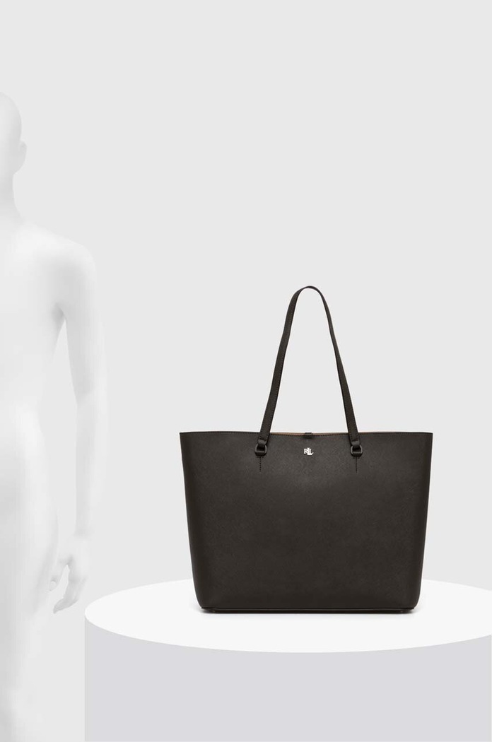 Lauren Ralph Lauren Kabelka typu shopper dámska kožená 431911655
