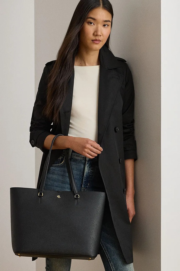 Lauren Ralph Lauren nákupní taška dámská kožená 431911655