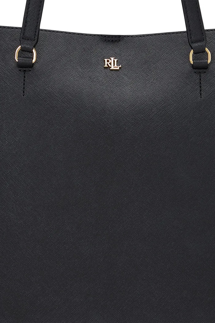 Lauren Ralph Lauren nákupní taška dámská kožená 431911655 černá