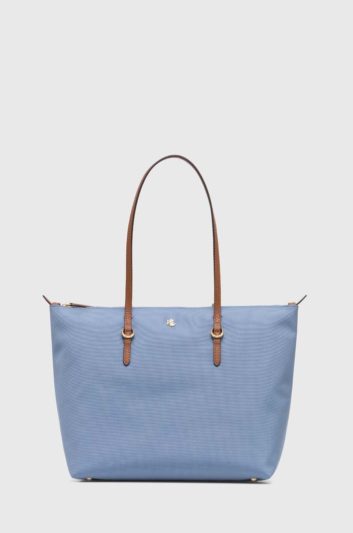 Lauren Ralph Lauren torebka shopper damska niebieski 431916737