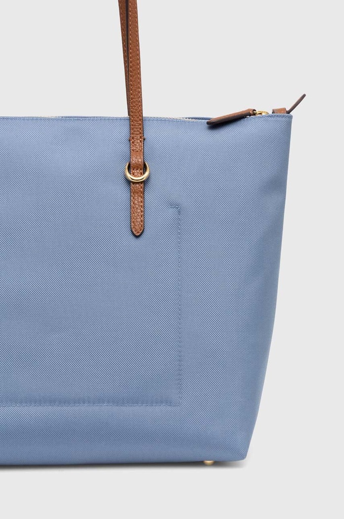 Akcesoria Lauren Ralph Lauren torebka shopper damska 431916737 niebieski