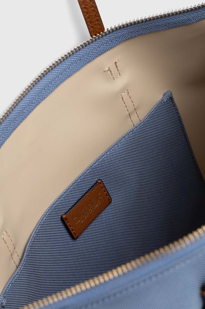 Lauren Ralph Lauren torebka shopper damska 431916737 niebieski